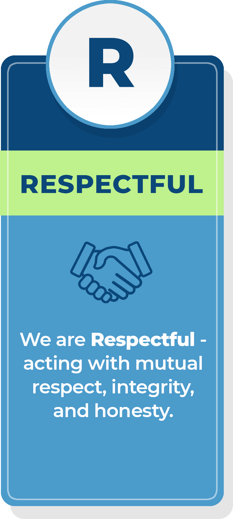 iPipeline core values - We are Respectful graphic